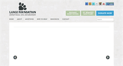Desktop Screenshot of langefoundation.org